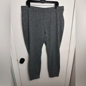 Susan Graver Weekend heather gray jersey knit size XL #1501